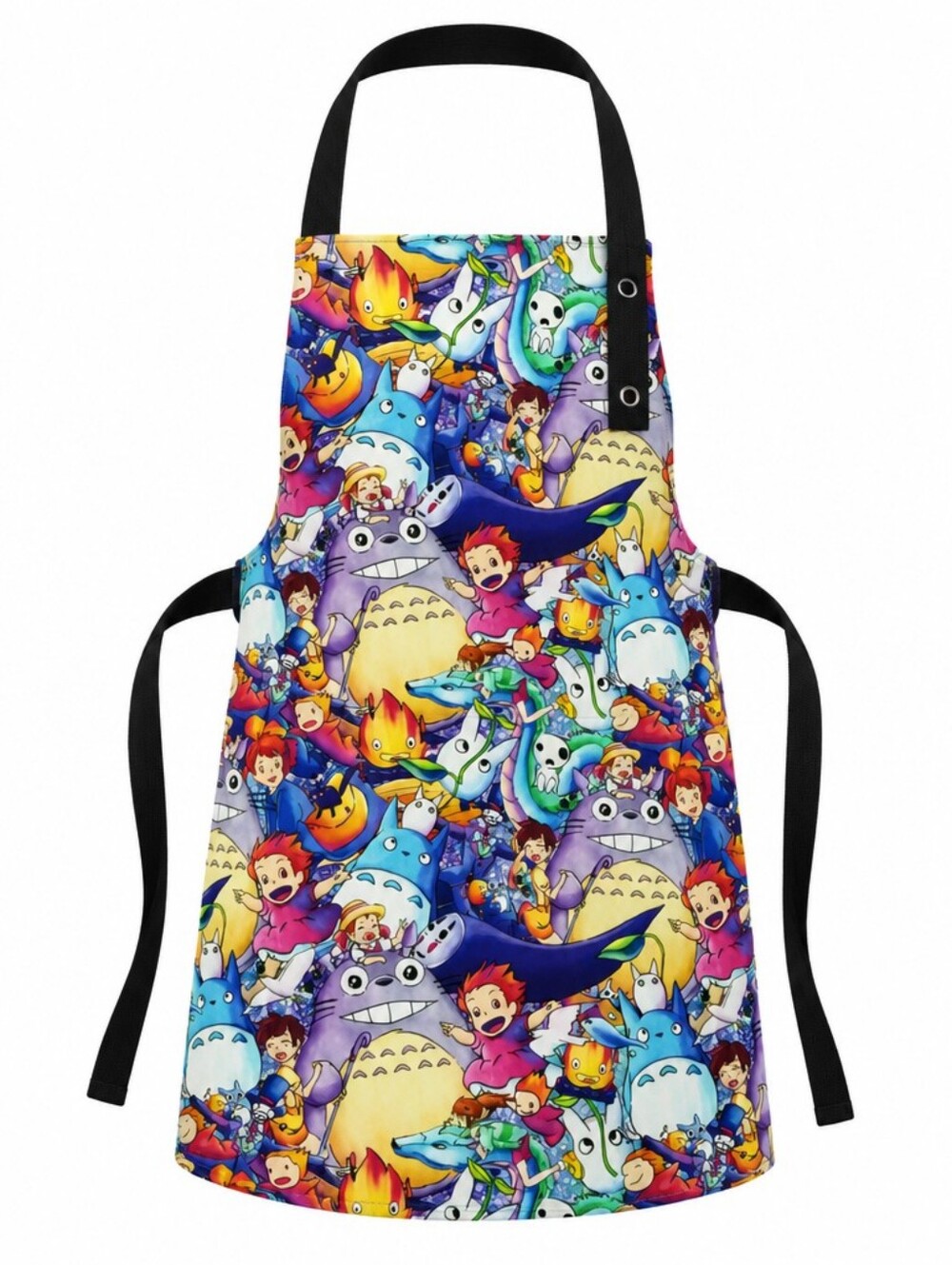 Kids Canvas Apron %100 Cotton Canvas Studio Ghlibi 2-4 Years